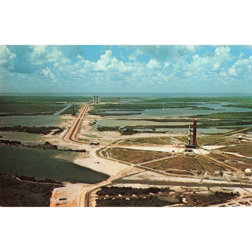 Kennedy Space Center Florida FL NASA Apollo Saturn V Launch Pad 39A Postcard